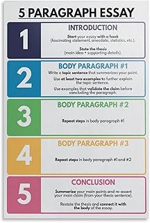 Sponsored Ad - ZGOBMZ WRITING AN ESSAY Poster, How to Write An Essay, 5 Paragraph Essay, English Classroom Posters, Educat...